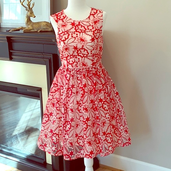 Sweet Red Vintage Inspired Dress by INA - Picture 3 of 9